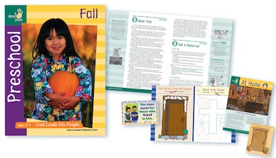 Fall Preschool lesson material cover