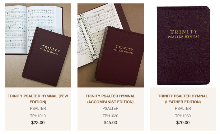 Trinity Psalter Products